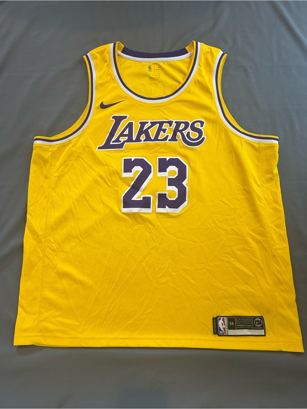 Authentic Nike / NBA / Los Angeles Lakers / Lebron James Swingman Jersey